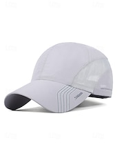 levne Pánské klobouky-pánská lehká prodyšná golfová čepice - rychleschnoucí sportovní čepice se síťovaným panelem, UV ochrana, nastavitelná pro outdoorové aktivity, běh, tenis a golf