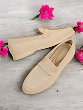 cheap Women&#039;s Slip-Ons &amp; Loafers-Women&#039;s Flyknit Slip-On Loafers - Lightweight Casual Walking Shoes for Work &amp; Daily Wear