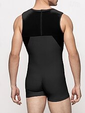 preiswerte Herren-Trainingsanzug und Kapuzenpullover-Herren Trainingsanzug Formwäsche Bodysuit Gymnastikanzüge Rundhalsausschnitt Outdoor Sport Patchwork Glatt Schwarz Rote Polyester Sportkleidung Sport und Freizeit Gymnastik Frühling