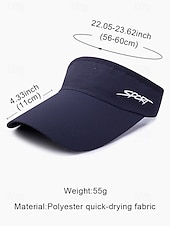 baratos Chapéus Femininos-chapéu de sol esportivo leve, de secagem rápida e respirável para mulheres - elegante e prático, adequado para golfe, corrida, tênis e outras atividades ao ar livre