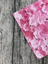 ieftine tricou floral-Pentru femei Tricou Topuri de vară Grafic Sakura Clasic Casual Manșon scurt Stil Nautic Crop Tops Zilnic Sfârșit de săptămână Imprimeu Roz Îmbujorat Vară Primăvară Toamnă