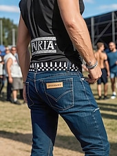 tanie Paski męskie-męski pasek punk rockowy z ćwiekami – czarny pasek ze sztucznej skóry w stylu gotyckim z nitami i metalową klamrą do jazdy na motocyklu, na koncerty i festiwale