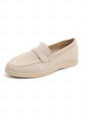 cheap Women&#039;s Slip-Ons &amp; Loafers-Women&#039;s Flyknit Slip-On Loafers - Lightweight Casual Walking Shoes for Work &amp; Daily Wear