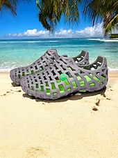 cheap Women-Women's Breathable Hollow Out Beach Shoes - Lightweight Slip-On Water Shoes for Beach &amp; Outdoor Activities