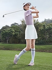 levne Dámské ponožky-dámské pruhované ponožky - čtyři velikosti - stylové a pohodlné, vhodné na golf a další outdoorové aktivity