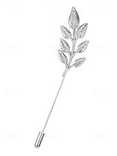 preiswerte Krawatten &amp;amp; Fliegen für Herren-Elegante Anstecknadel mit Blattgoldfolie für Herren – Vintage-Anzugbrosche, klassisches Accessoire für Hochzeiten und formelle Anlässe, stilvolles Anstecksträußchen für Bräutigam und Trauzeugen