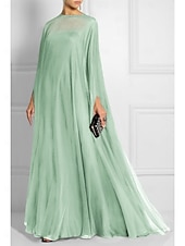 abordables NOIR-Robe de soirée fourreau robe empire formelle soirée traîne balayage  traîne brosse à manches longues col bateau automne invitée de mariage chiffon avec plis pour impressionner 2025