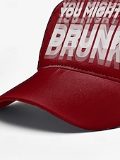 billige Herrehatter-morsom full baseballcaps – justerbar unisex-festlue, uformell snapback for menn og kvinner, nytt drikketilbehør for festivaler, barer og kvelder