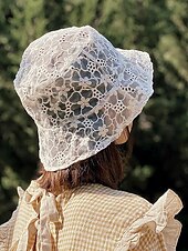 levne Dámské klobouky-dámský krajkový klobouk – elegantní květinový klobouk proti slunci ze síťoviny, prodyšná vintage kšiltovka se širokou krempou na léto, na pláž, na dovolenou i do přírody