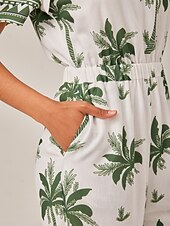 halpa printti rento mekko-lomaprintti vyötäröllä keinopellavahaalari