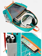 baratos Mochilas de Exterior-mochila de caminhada leve, dobrável e à prova d'água – mochila de viagem compacta para acampamento, ciclismo e aventuras ao ar livre, mochila dobrável unissex com grande capacidade