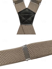 preiswerte Krawatten &amp;amp; Fliegen für Herren-Herren Hosenträger mit Gummiband und Metallclip, verstellbar – klassisch und vielseitig, geeignet für modebewusste Business- und semi-formelle Anlässe