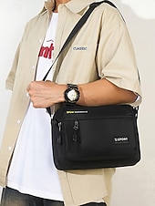 olcso Férfitáskák-Férfi taktikai crossbody futártáska crossbody táska - vízálló nylon válltáska több zsebbel, alkalmi katonai stílusú válltáska utazáshoz, munkához és szabadtéri tevékenységekhez