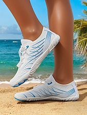 tanie Trampki damskie-damskie oddychające buty barefoot – lekkie, szerokie, szybkoschnące buty do wody na zewnątrz i na plażę