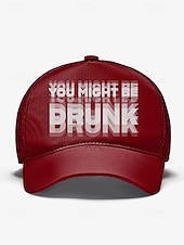 billige Herrehatter-morsom full baseballcaps – justerbar unisex-festlue, uformell snapback for menn og kvinner, nytt drikketilbehør for festivaler, barer og kvelder