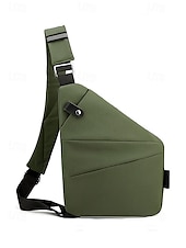 levne Pánské tašky-pánská nepromokavá taška přes rameno náprsní taška - módní crossbody náprsní taška, lehká taška přes rameno, vhodná na cestování, do práce i na každodenní využití ve volném čase
