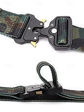 preiswerte Herrengürtel-robuster taktischer Gürtel im Camouflage-Muster mit Metallschnalle – stilvoll und praktisch für Outdoor-Fans, die gerne wandern, campen und militärische Aktivitäten mögen
