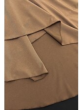 abordables Robes de Diplôme-Femmes Mini Robe Robe Blanche Robe de remise des diplômes Robe à col licou Mode Moderne Anniversaire Remise des Diplômes Date Coupe régulière Uni Sans manches Col Halter Blanche Marron Été
