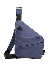 levne Pánské tašky-pánská nepromokavá taška přes rameno náprsní taška - módní crossbody náprsní taška, lehká taška přes rameno, vhodná na cestování, do práce i na každodenní využití ve volném čase