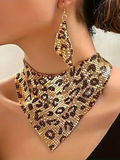 billiga Örhängen-Dam Halsband Elegant Gata Geometri Örhänge