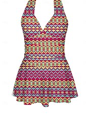 abordables Robes de bain-Femme Maillots de Bain Tankini Maillot de bain mode Magnifique Rayé Sans Manches Maillots de bain