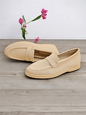 cheap Women&#039;s Slip-Ons &amp; Loafers-Women&#039;s Flyknit Slip-On Loafers - Lightweight Casual Walking Shoes for Work &amp; Daily Wear