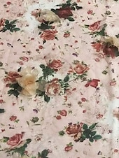 preiswerte Bodenlänge-A-Linie Brautmutterkleid Blumenmuster Elegantes Vintage Einfaches V-Ausschnitt bodenlang Chiffon 3/4-Länge Blasenärmel mit Falten Details und 3D-Blumen Hochzeitsgastkleid 2025