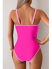 olcso Bikiniszettek-Női Fürdőruha Bikini 2 darab Fürdőruha Nyitott hátú Kollázs Tropikus Strandruházat Színes U-alakú Ujjatlan Fürdőruhák