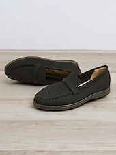 cheap Women&#039;s Slip-Ons &amp; Loafers-Women&#039;s Flyknit Slip-On Loafers - Lightweight Casual Walking Shoes for Work &amp; Daily Wear