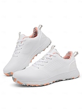 levne Dámské golfové boty-dámské elegantní golfové boty - voděodolné s technologií soft spike, ideální pro zvýšení stability švihu