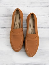 cheap Women&#039;s Slip-Ons &amp; Loafers-Women&#039;s Flyknit Slip-On Loafers - Lightweight Casual Walking Shoes for Work &amp; Daily Wear