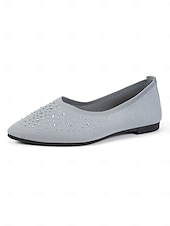 ieftine Pantofi Joși de Damă-pantofi de damă flyknit cu strasuri cu vârf ascuțit - pantofi eleganti, strălucitori, pentru ocazii speciale și purtare zilnică