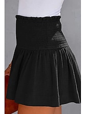 ieftine Pantaloni scurți din bumbac in-Pentru femei Pantaloni scurți inspirați din in Pantaloni Scurți Pantaloni Șic Stradă Casual Scurt Natural Simplu Talie elastică Confortabil Exterior Comfortabil Stradă Purtare Zilnică Migdală Gri