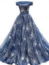 ieftine Rochii de Banchet-Rochie de bal A-Line Rochie de Quinceanera Elegantă Rochie pentru nuntă Invitat la nuntă Lungime până la podea Fără mâneci Pe umeri Poliester Fără spate cu pliseuri și paiete