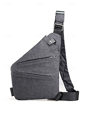 levne Pánské tašky-pánská nepromokavá taška přes rameno náprsní taška - módní crossbody náprsní taška, lehká taška přes rameno, vhodná na cestování, do práce i na každodenní využití ve volném čase