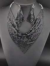 billiga Örhängen-Dam Halsband Elegant Gata Geometri Örhänge