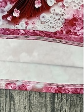 ieftine tricou floral-Pentru femei Tricou Topuri de vară Grafic Sakura Clasic Casual Manșon scurt Stil Nautic Crop Tops Zilnic Sfârșit de săptămână Imprimeu Roz Îmbujorat Vară Primăvară Toamnă