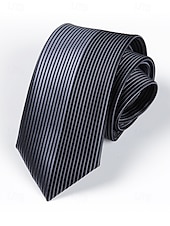 abordables Cravates et nœuds papillon pour hommes-Cravate étroite de 6 cm pour homme - motif à rayures, fleurs, carreaux, élégante cravate en soie tissée pour les affaires, les mariages et les événements formels