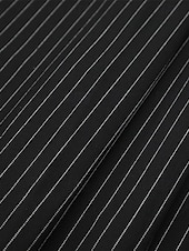 abordables Costumes semi-formels-Costumes de mariage d&#039;affaires pour hommes costumes de retour à la maison noir bleu mode formelle rayée coupe standard 3 pièces à boutonnière simple deux boutons