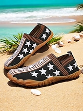cheap Women Shoes-Women's Patriotic Anniversary Water Shoes – Quick-Dry, Wide Fit, Non-Slip for Beach, Pool, Travel &amp; Summer