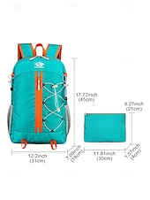baratos Mochilas de Exterior-mochila de caminhada leve, dobrável e à prova d'água – mochila de viagem compacta para acampamento, ciclismo e aventuras ao ar livre, mochila dobrável unissex com grande capacidade