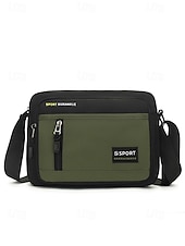olcso Férfitáskák-Férfi taktikai crossbody futártáska crossbody táska - vízálló nylon válltáska több zsebbel, alkalmi katonai stílusú válltáska utazáshoz, munkához és szabadtéri tevékenységekhez