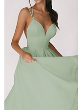 abordables Robes de Diplôme-Femmes Robe Midi Robe Blanche Robe de remise des diplômes Robe Nuisette Mode Anniversaire Remise des Diplômes Sortir Coupe régulière Uni Sans manches Bretelles spaghetti Noir Blanche Rouge Vert Été