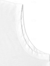 economico Canotte da palestra-Per uomo Canotta Maglietta smanicata Canottiera Maglietta senza maniche Senza Maniche Henley Estate Semplice Moda Muscolo All&#039;aperto Uscire Palestra Nero Bianco Verde militare Maglietta Top per Uomo