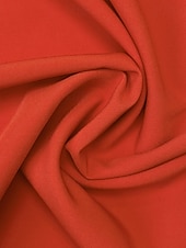 preiswerte ROT-rotes Etui-Abendkleid, elegantes Kleid, formelle Schleppe, ärmellos, Rundhalsausschnitt, Stretch-Crêpe mit Schleife(n), 2025