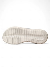 abordables Sandales Confort-Sandales tongs pour femmes avec semelle coussinée – chaussures décontractées et légères à enfiler pour les promenades estivales et les journées à la plage