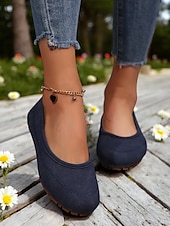 preiswerte Ballerinas für Damen-Damen-Barfußschuhe mit breiter Zehenpartie in Braun – bequeme Slipper mit Nullsprengung für entspanntes Gehen und Reisen