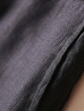 baratos Calça de linho de algodão simples-Mulheres Calças de linho de algodão Calças Calças Harem Casual Comprimento total Natural Tecido Bolsos Design de cordão elástico Exterior Confortável Rua Roupa Diária Adamascado Preto Branco Rosa