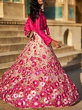 cheap PINK-Pink Floral Two Piece A-Line Evening Dresses Elegant Formal Gown Wedding Guest Floor Length Long Sleeve Shirt Collar Satin with Embroidered Appliques 2025