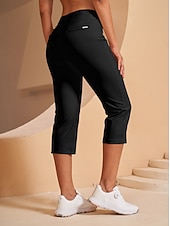 cheap Golf Bottoms-Women&#039;s Golf Pants Black Pink Red Bottoms Ladies Golf Attire Clothes Outfits Wear Apparel